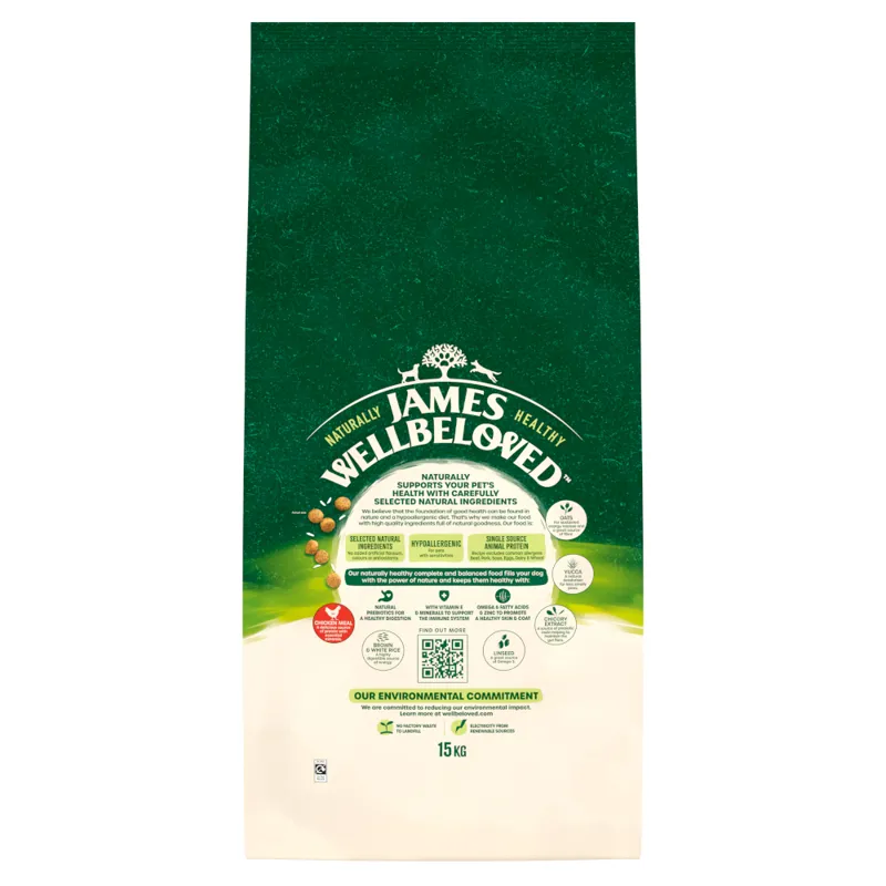 James Wellbeloved Dog Adult Chicken 15kg-1